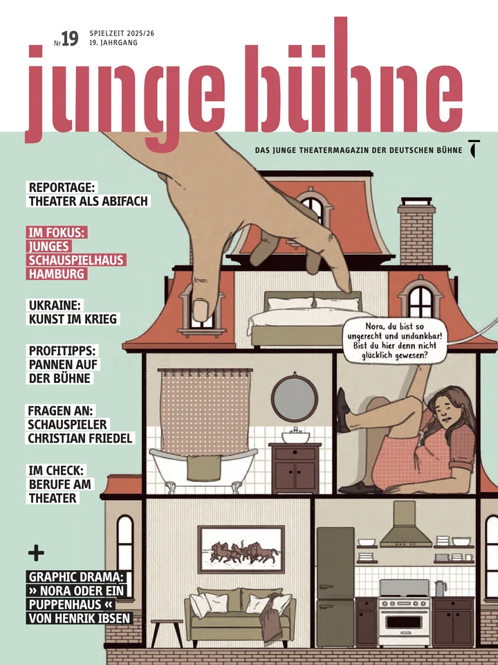Cover der jungen bühne
