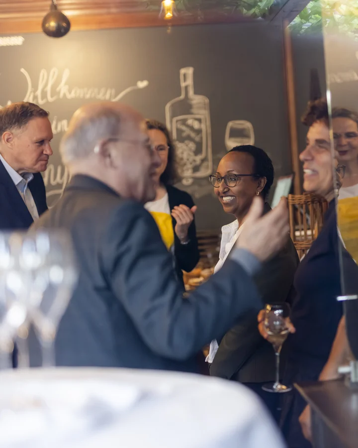 Treffen zwischen dem Präsidium des Bühnenvereins und Politiker:innen.
