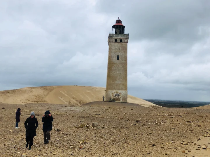 Das Leuchtfeuer von Rubjerg Knude im Nordwesten Dänemarks.
