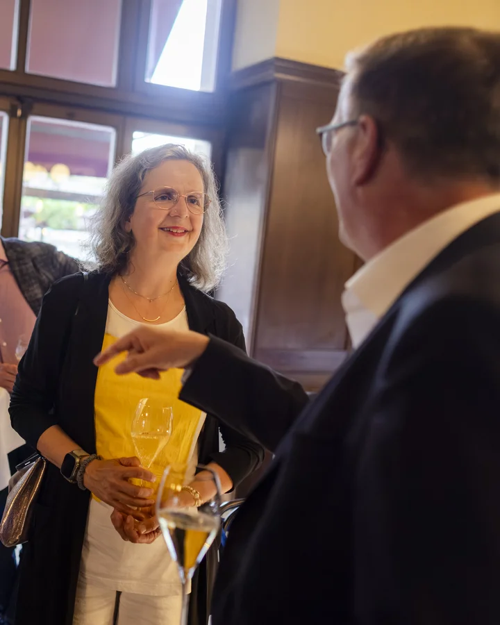 Treffen zwischen dem Präsidium des Bühnenvereins und Politiker:innen.