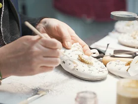 Schuhe eines Kostüms