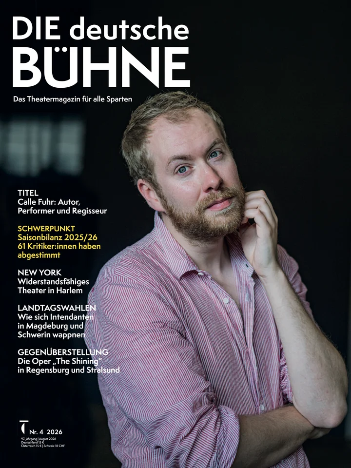Kalle Fuhr auf dem Cover der DEUTSCHEN BÜHNE