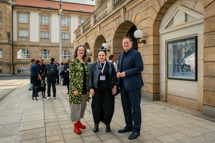 Claudia Schmitz, Nino Haratischwili, Carsten Brosda