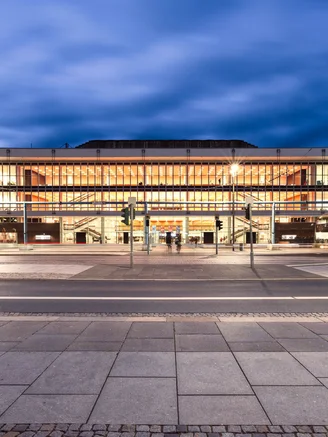 Dresdner Philharmonie, Außenansicht