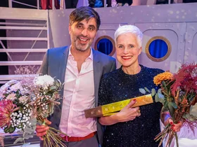 Bassam Ghazi und Birgit Lengers