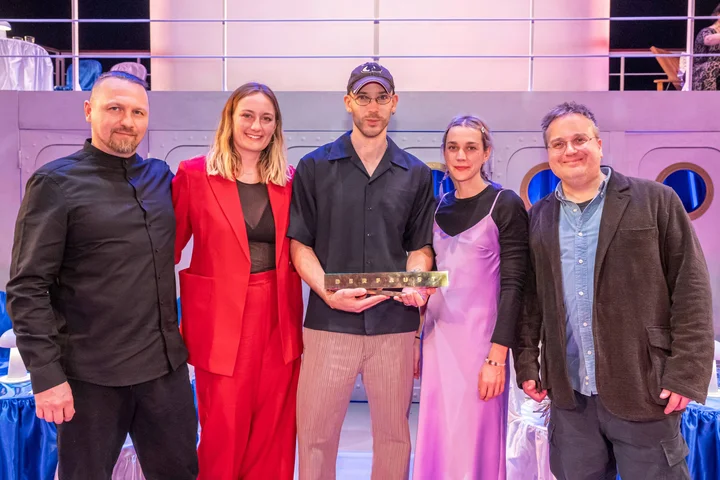 Jakub Lech, Johanna Seggelke, Lubomir Grzlak, Paula Tschira und Maximilan Kraussmüller