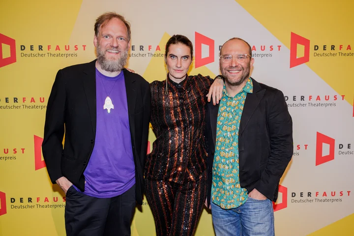 DER FAUST 2025 Nominierte in der Kategorie Medien: Georg Werner, Samia Chancrin, Markus Schubert